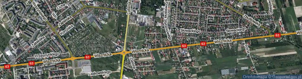 Zdjęcie satelitarne Malczewskiego Jacka ul.